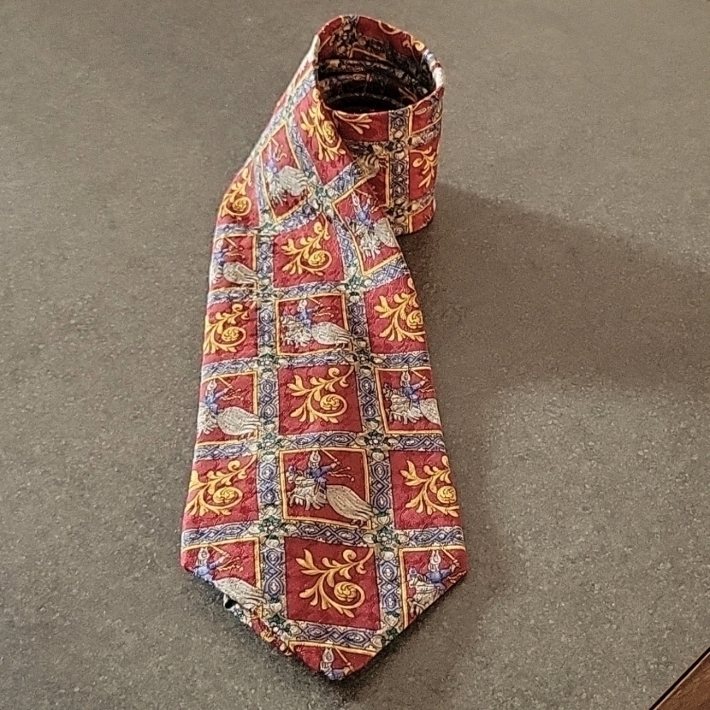 Christian Dior Men's Tie, 100% Silk, Hand Made, 59"